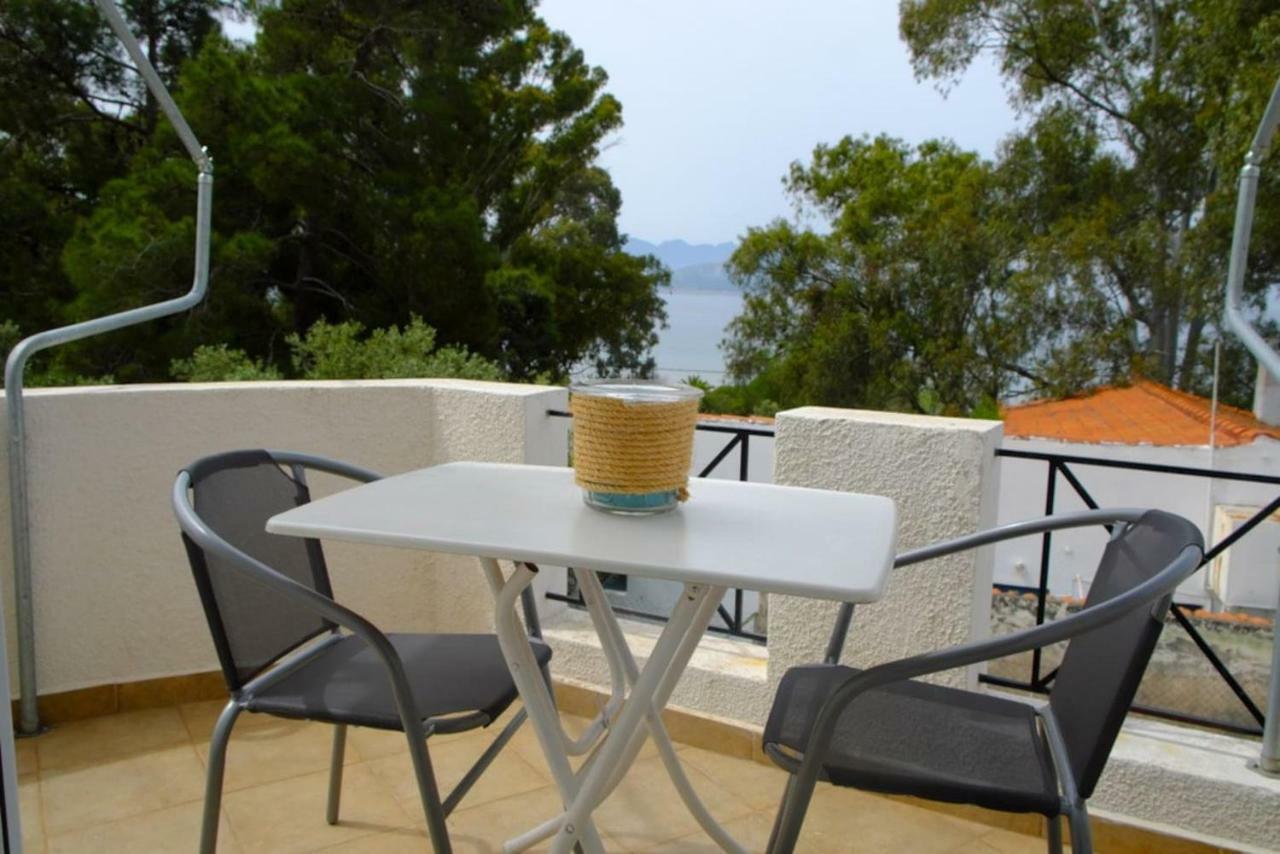 Apartment With Sea View And Balcony 60M From Beach Aegina Ngoại thất bức ảnh