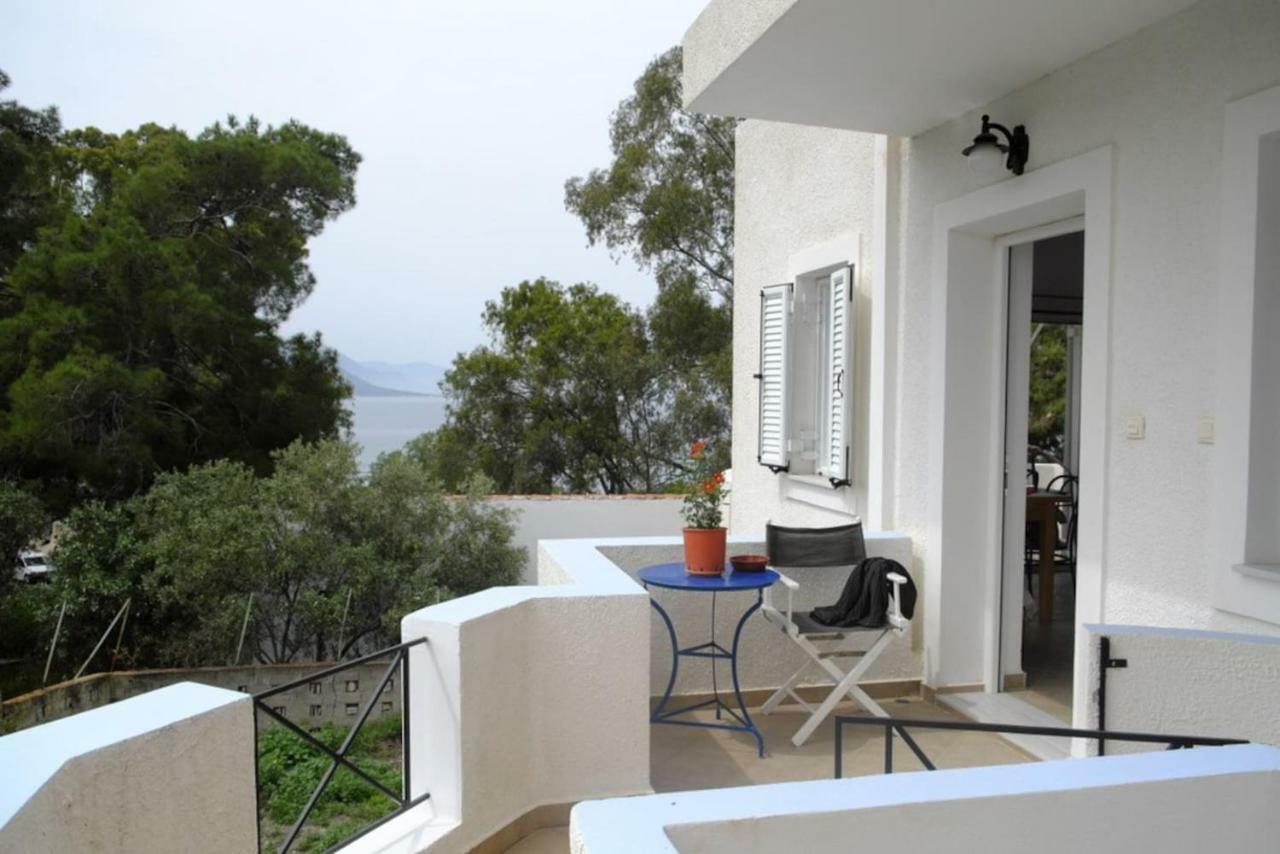 Apartment With Sea View And Balcony 60M From Beach Aegina Ngoại thất bức ảnh